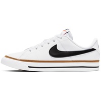 Nike Court Legacy Sneaker Jungen white/black-desert ochre-gum l 36.5