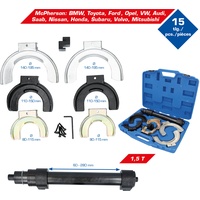 BRILLIANT TOOLS Federspanner-Satz, 15-tlg