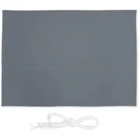 Relaxdays Sonnensegel rechteckig, 2,5 x 3,5 m, wasserabweisend, UV-beständig,