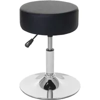 Mendler Hocker HWC-C22, Sitzhocker Schminkhocker, höhenverstellbar Ø 35cm ~