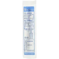 1001 Artikel Medical Tuberkulinspritze ohne Kanüle 1 ml