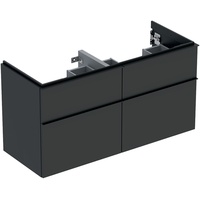 Geberit iCon Waschtischunterschrank 4 Schubladen, lava matt/lava matt