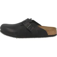 Birkenstock Boston SL Pantolette schwarz schmale Weite Gr. 42