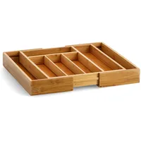 Zeller Besteckkasten Bamboo Bambus Braun