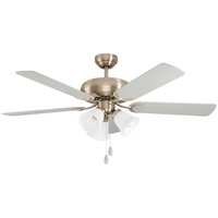 EGLO Las Palmas 132 cm Deckenventilator nickel matt/opal mit