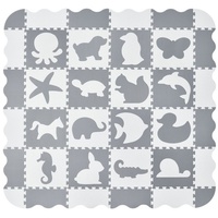 Juskys Kinder Puzzlematte - diverse Designs – weiß