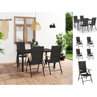 VidaXL Garten-Essgruppe 5-tlg. schwarz/braun 3060072