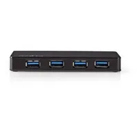 Nedis UHUBU3420BK Schnittstellen-Hub USB 3.2 Gen 1 (3.1 1)