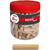 TOX Boltfix wood 8/40 Riffeldübel aus massiver Buche