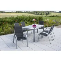 Merxx Amalfi Set 7-tlg. Tisch 200 x 90 cm