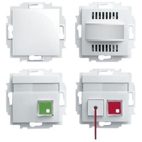Busch-Jaeger Ruf-Set für Behinderten-WC alpinweiß 1510 UC-914-101