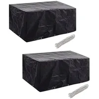 VidaXL Gartenmöbel-Abdeckungen 2 Stk. 10 Ösen 240x140 cm