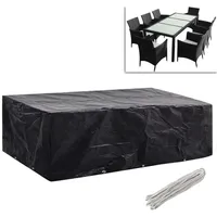 VidaXL Gartenmöbel-Abdeckungen 2 Stk. 10 Ösen 300x140 cm