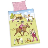Herding 2485923063 - Baby Best Ponyhof, Bettwäsche Set, Bio