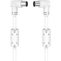 Hama Antennen-Kabel, Koax-Stecker - Koax-Kupplung, 90°, 5,0 m, 90