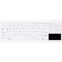 Active Key desinfizierbare Tastatur mit Nummernfeld und Touchpad, vollversiegelt,