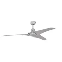 Pepeo Vordries 142 cm Deckenventilator silber inkl.Fernbedienung