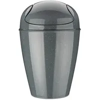 Koziol DEL M Schwingdeckeleimer 12l recycled ash grey