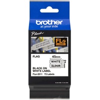 Brother FLe-2511 weiß 45mm x 21mm 72 St./Kassette