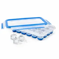 Emsa Eiswürfelform Clip&Close Kunststoff Blau