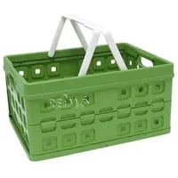 SUNWARE Klappbox Square 32L grün/weiß 49 x 36 x