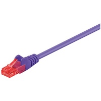 Goobay 95260 CAT 6 Patchkabel, U/UTP, Violett