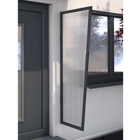 Gutta Seitenblende B2 Anthrazit Polycarbonat klar