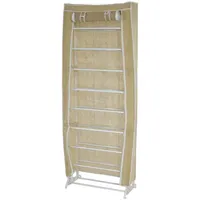 MCW Schuhschrank 52 x 140 x 18 cm cremeweiß