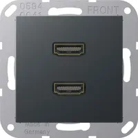 Jung Multimediadose 2 x HDMI MA A 1133 ANM