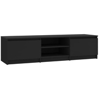 VidaXL TV-Schrank Schwarz 140x40x35,5 cm Holzwerkstoff