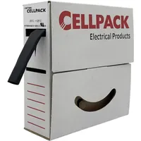 Cellpack Schrumpfschlauch SB/12-4/schwarz/8m