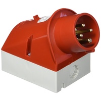 Mennekes 336 Wandstecker, 16A4p6h400V, IP44