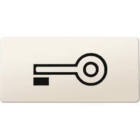 Merten Symbole rechteckig Schlüssel, weiß
