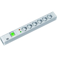 Bachmann Steckdosenleiste 2 m Schwarz 6 St.