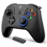EasySMX PS3 Controller Gamepad, einstellbare LED und Vibrationsfunktion, Turbo,