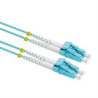 Value LWL-Kabel 50/125μm OM3, LC/LC, Low-Loss-Stecker, türkis, 10 m