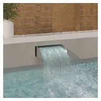 VidaXL Wasserfall 45x34x14 cm Edelstahl 304