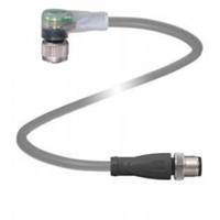 Pepperl+Fuchs 240780-100008 Sensor-/Aktor-Steckverbinder M12 Stecker, gerade, Buchse, gewinkelt 0.60