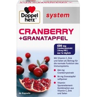 Doppelherz System Cranberry + Granatapfel Kapseln 60 St.