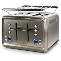 Black & Decker BLACK+DECKER Toaster, Toaster 4-Slice 1960W,