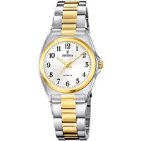 Festina Damen Analog Quarz Uhr mit Edelstahl Armband F20556/1