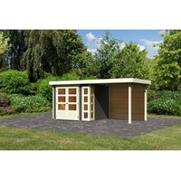 Karibu Gartenhaus Kerko 3 mit 240 cm Schleppdach inkl.
