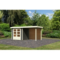 Karibu Gartenhaus Askola 2 mit 240 cm Schleppdach und