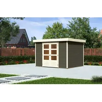 Karibu Askola 5 Gartenhaus terragrau (9142)