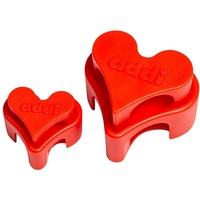 Addi ToGo Maschenstopper - 1x2 Stück, Rote Kabelstopper
