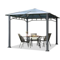 TOOLPORT Gartenpavillon Sunset 3 x 3 m grau