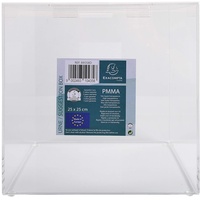 Exacompta 89058D 21x21x21cm extrem robust Urne UV-beständig transparent