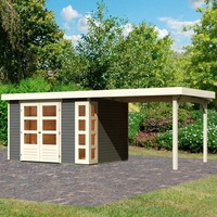 Karibu Gartenhaus KARIBU Nordsee 5", BxT: 592x262 cm Set