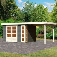 Karibu Gartenhaus KARIBU Nordsee 5", BxT: 554x262 cm Set