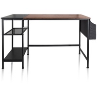 HJH Office Schreibtisch WORKSPACE H I 120x60 Schwarz/Braun Computertisch